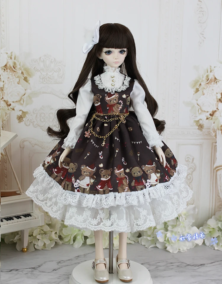 BJD 1/6 одежда 1/4 1/3 Одежда для куклы весеннее платье набор для детей подарок игрушки BJD куклы аксессуары
