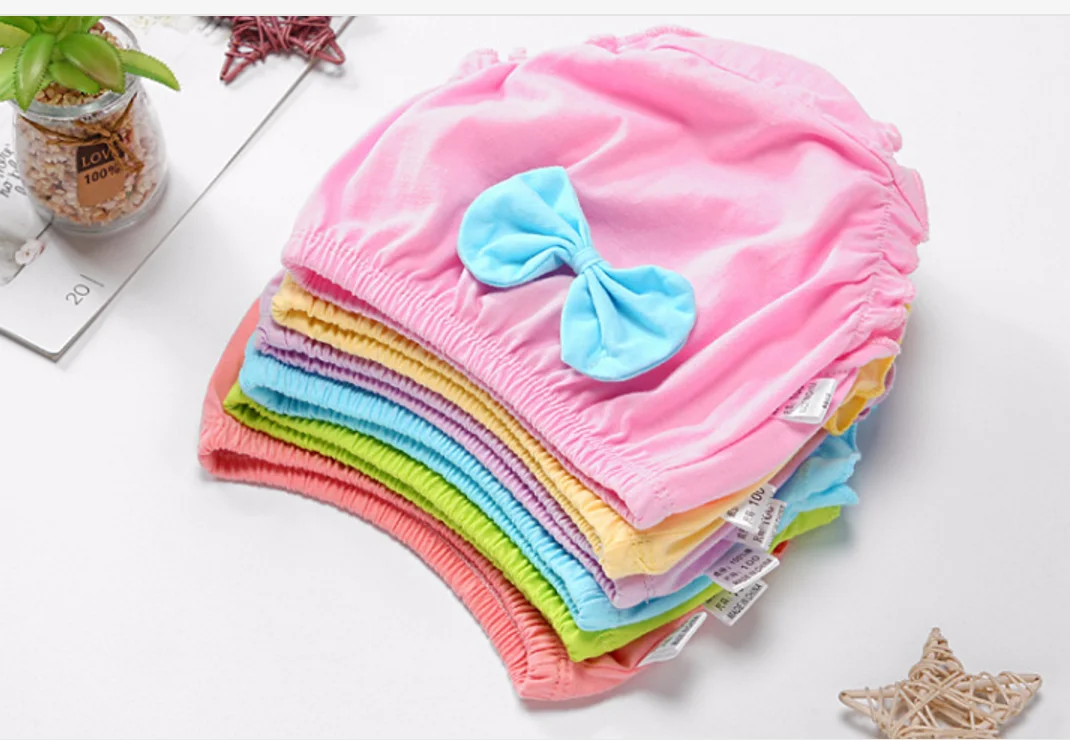 Красивые хлопковые трусы бабочка для девочек Детский галстук удобное нижнее