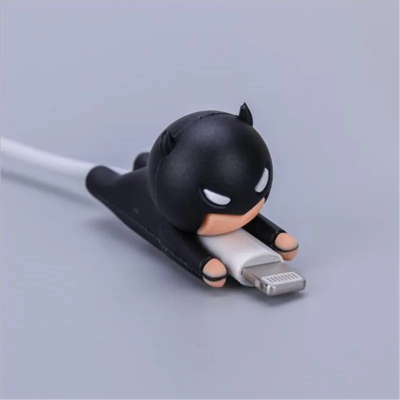 5 Мультфильм Marvel рисунок кабель протектор для Apple линия данных крышка Железный человек паук USB зарядное устройство протектор для кабеля передачи данных - Цвет: 5