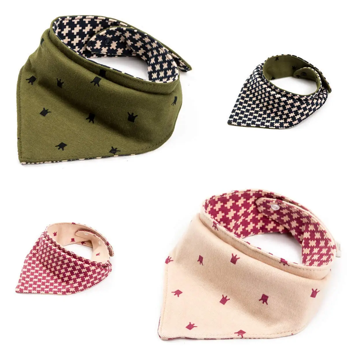 2 шт. 4 вида домашних животных бандана для нагрудники шарф шейный платок питомцев