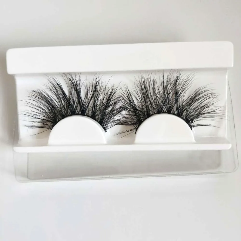 DEEP EYES 10 пар 10 boxesExtra длинные 25 мм норковые ресницы 3D норковые ресницы ручной работы