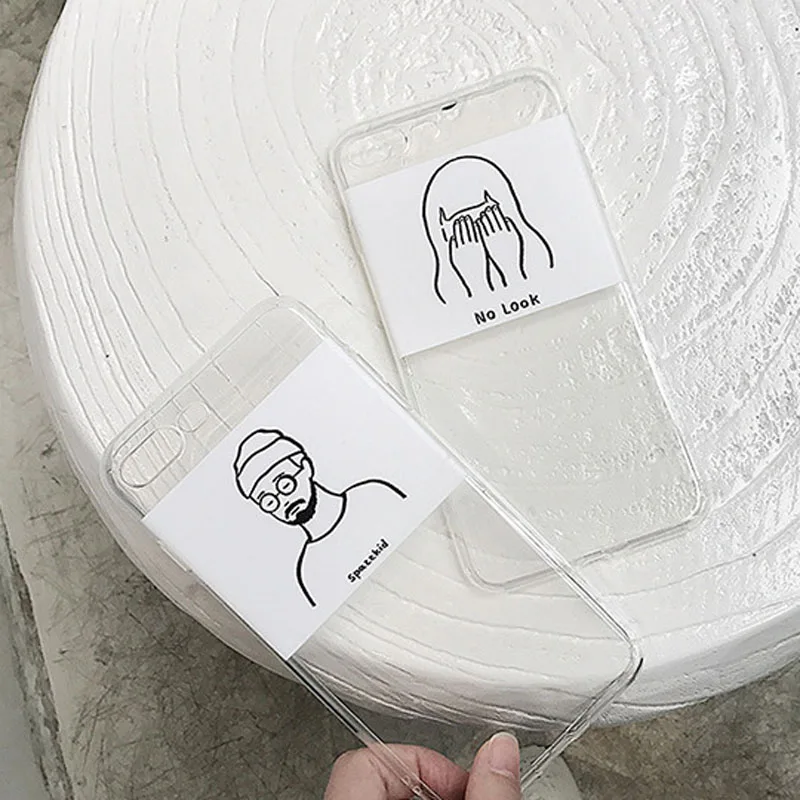 Крутой мультяшный чехол для девочек и мальчиков простой стиль Стильный телефона