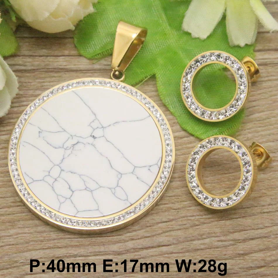 Комплект женских украшений из нержавеющей стали 6 видов|stainless steel jewelry set|steel setjewelry