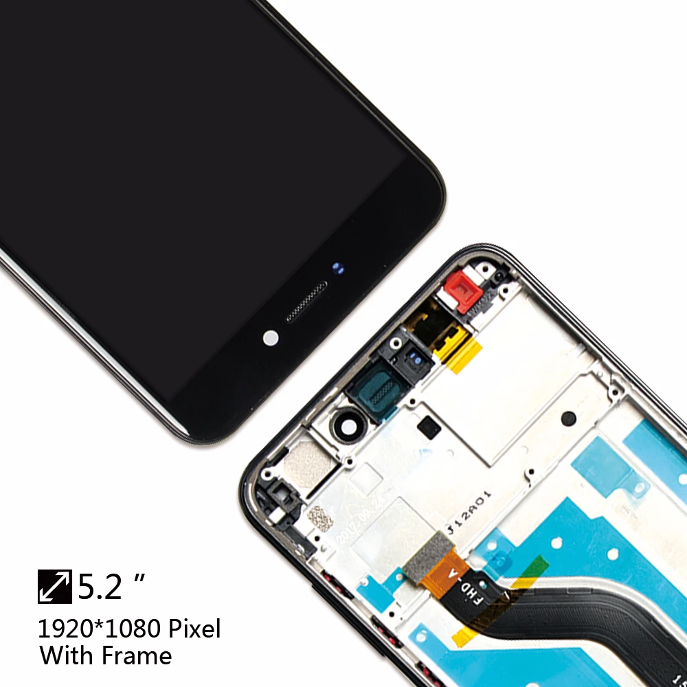 For Huawei P9 Lite 2017 LCD Display Touch Screen Digitizer P9Lite With Frame P8 lite2017 PRA LA1 LX1 LX2 LX3 | Мобильные телефоны и