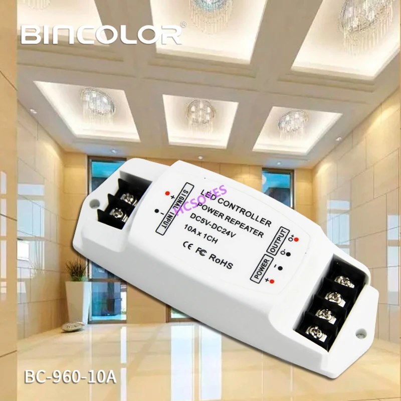 Led power Ampilier 5A* 3CH/8A* 3CH/10A* 1CH ретранслятор данных/led RGB/моно усилитель PWM репитер мощности для светодиодной полосы света, DC5V-24V