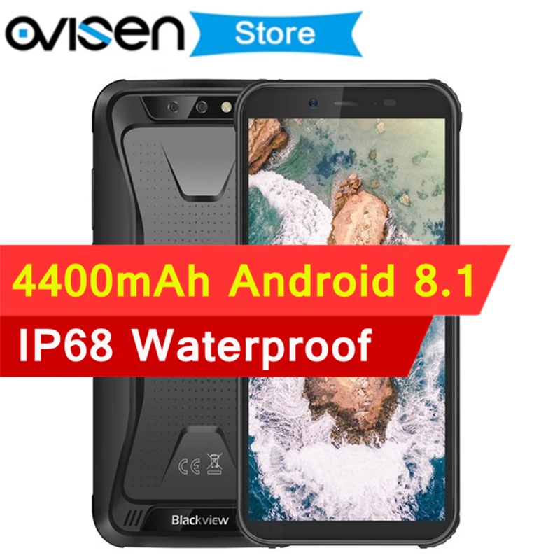 Blackview BV5500 IP68 Водонепроницаемый 3g смартфон 2 ГБ + 16 Гб 5 дюймов 18:9 экран 4400 мАч