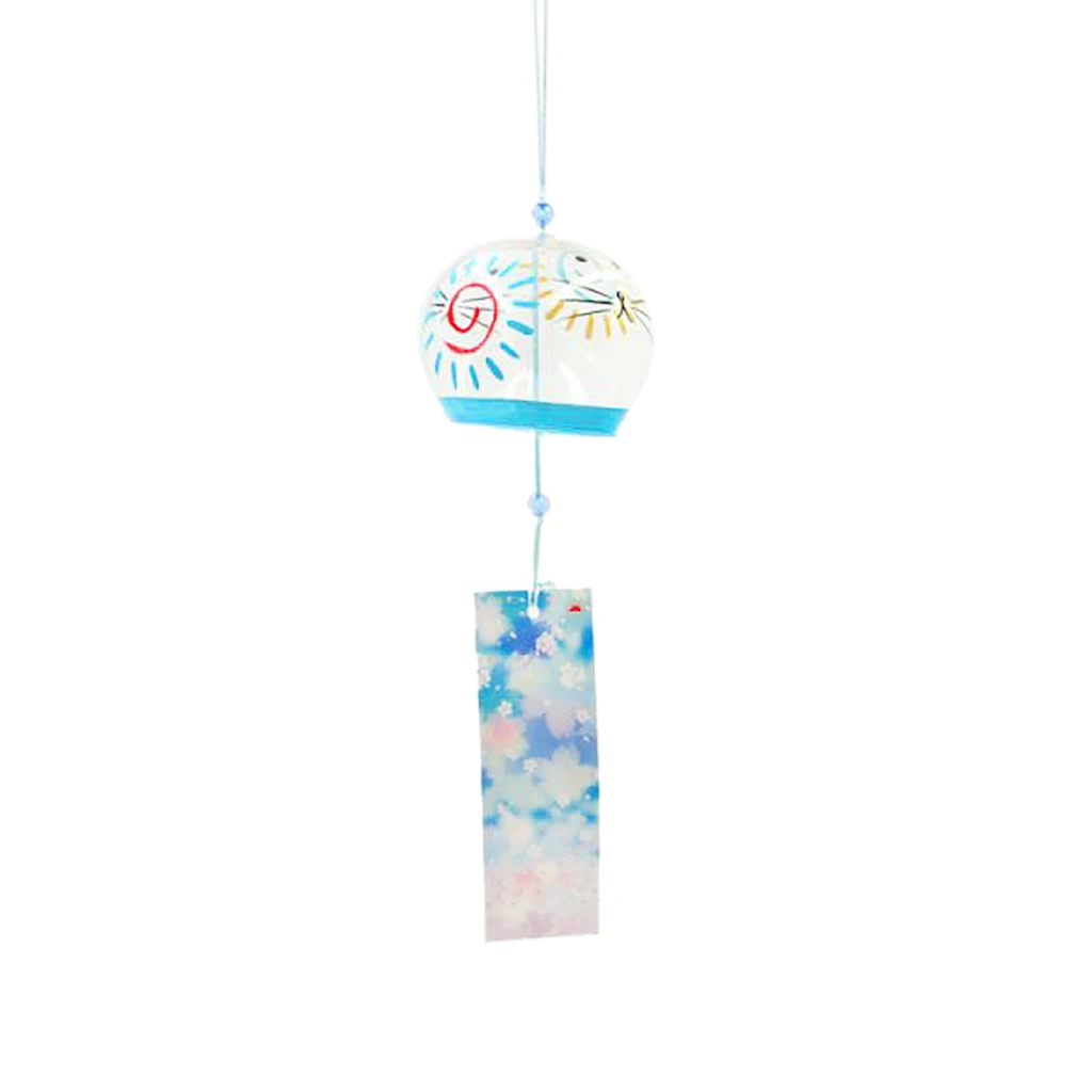 Японский Culuture стеклянный колокольчик Furin Wind Chimes домашний подвесной Декор