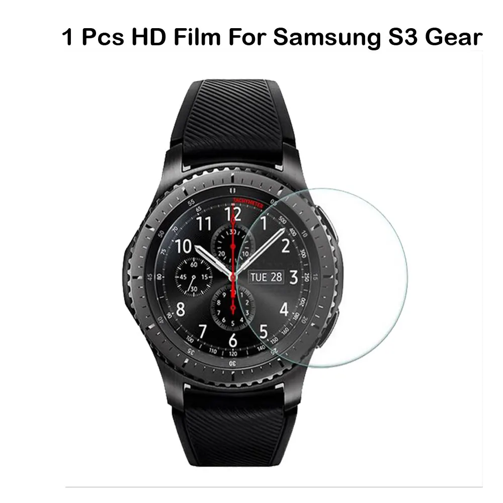 1Pcs HD film 22 мм силиконовые спортивные часы ремешок для samsung Шестерни S3 ремешок для смарт-часов для Xiaomi Huami Amazfit Stratos 2/2 s сменный ремешок для часов - Цвет: 1Pcs HD film