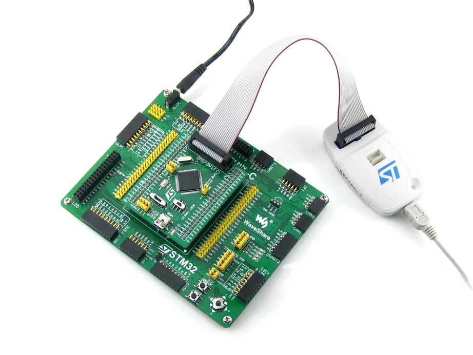 

STM32 Board STM32F407VET6 STM32F407 ARM Cortex-M4 STM32 Development Board + PL2303 USB UART Converter = Open407V-C Standard