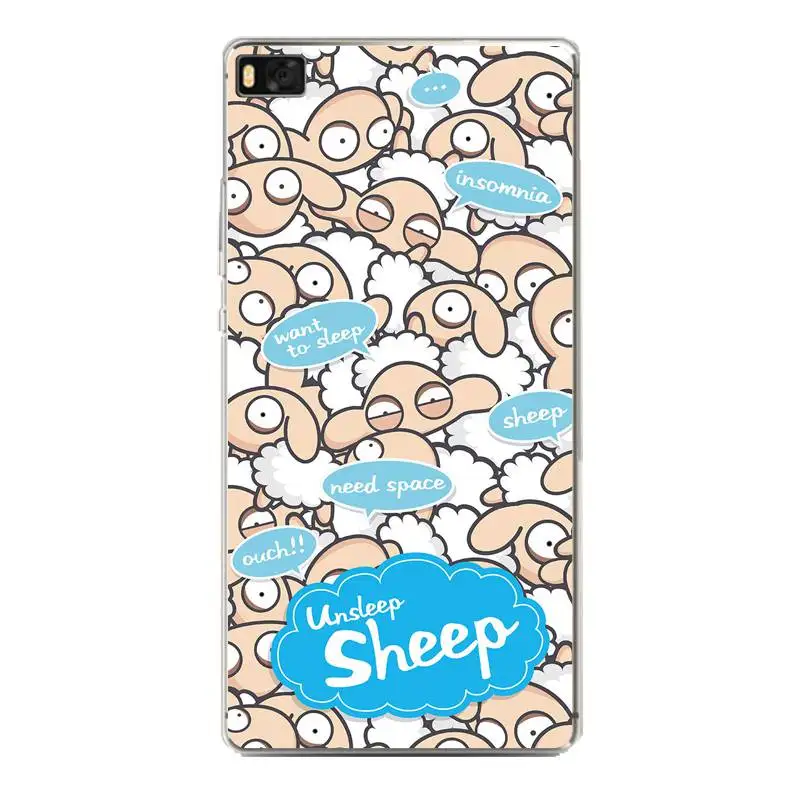 Soft Silicone TPU phone Case For huawei P10plus P8 P9lite honor 3c 4c 6a 7 8 9 5c Cartoon Cat dense Horse dog Free Shipping | Мобильные