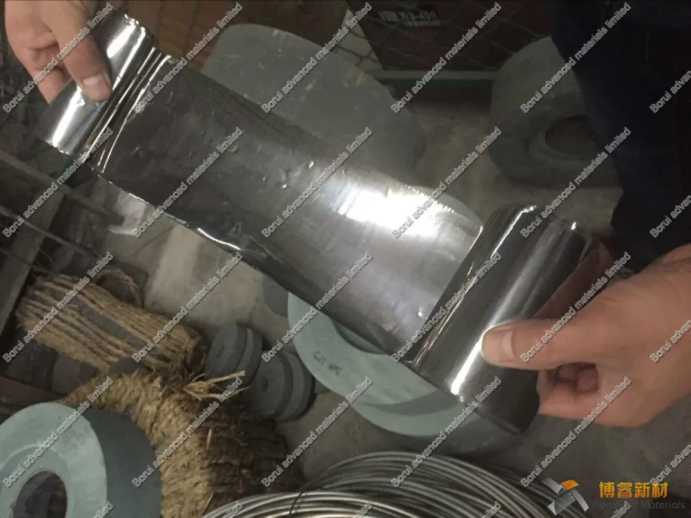 

Titanium Foil 99.6%, 0.05mm x 100mm x 100mm, GR2, by Borui Advanced Materials Limited