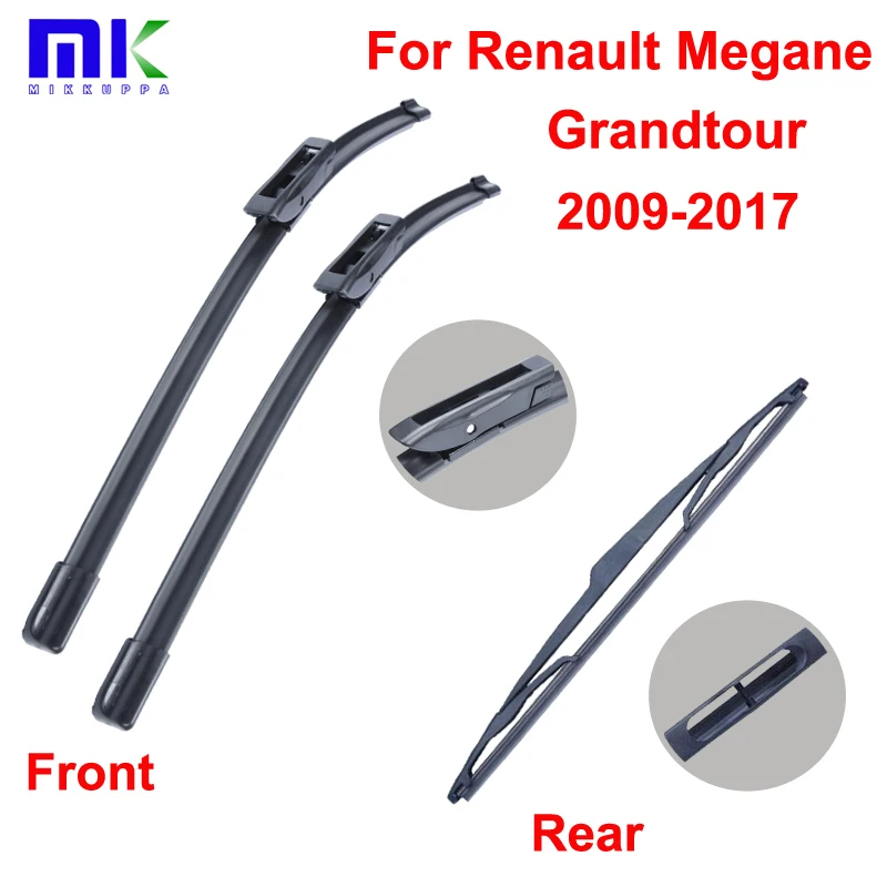 

Стеклоочистители для Renault Megane Grandtour 2009 года комбинированные резиновые передние и задние стеклоочистители автомобильные аксессуары