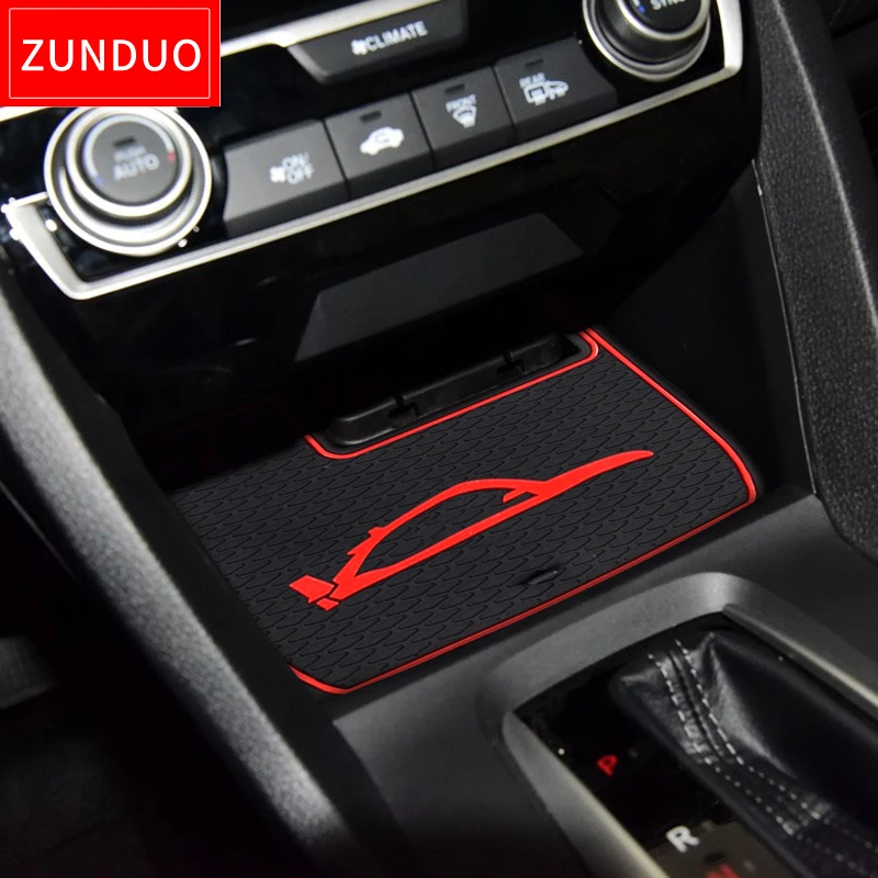 Коврики ZUNDUO с отделениями для ворот Honda CIVIC 2016 2017 2018 2019 CIVIC10 тип R модель США коврик