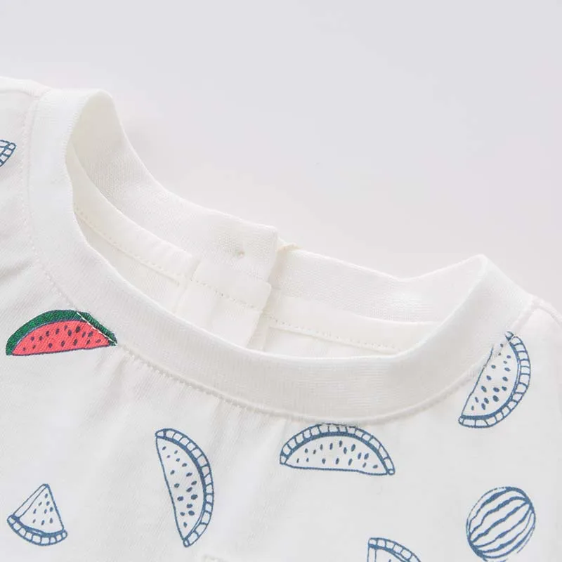 Dave bella/комплекты летней одежды для маленьких мальчиков детские костюмы с принтом