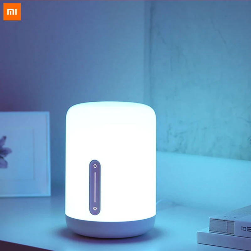 Оригинальная прикроватная лампа Xiao mi jia 2 Bluetooth Wi Fi Сенсорная панель приложение