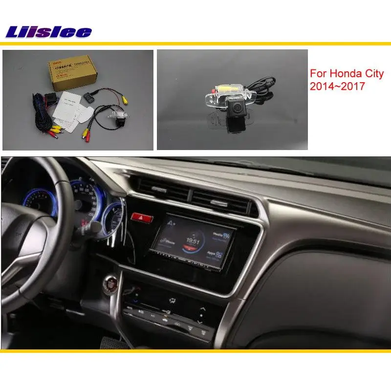 Liislee для Honda City 2014 ~ 2017 баллада/Grace Greiz камера заднего вида/RCA и оригинальный экран