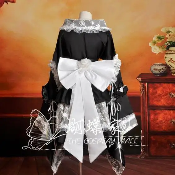 Костюм японской горничной аниме для косплея на Хэллоуин пикантное кимоно платье