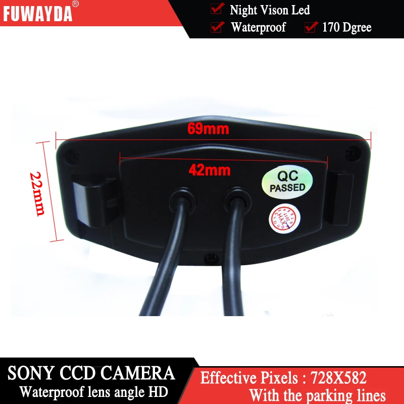 Беспроводная камера заднего вида FUWAYDA для SONY CCD Автомобильная Honda Accord Pilot Civic Odyssey /