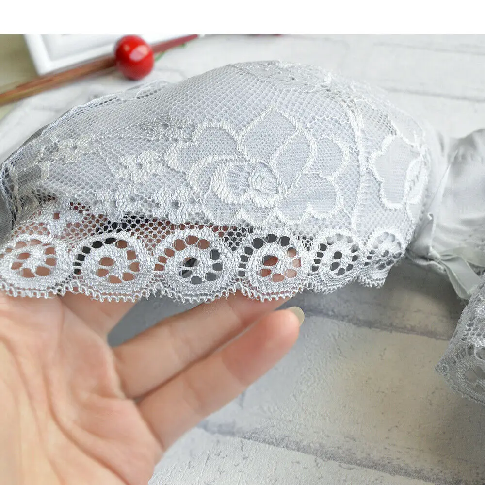 Sexy women bra plus size C D E cups Thin push up bra brassiere underwear lace embroidery bras for women 80 85 90 95 100 Dropship
