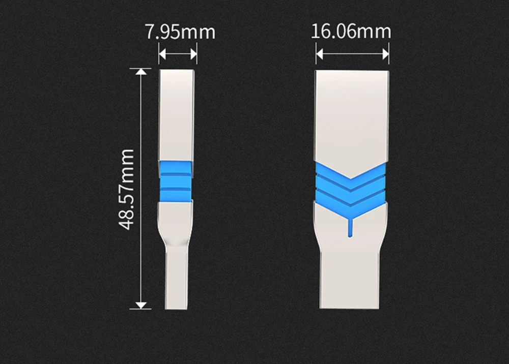 2in1 USB3.0 флеш-накопители, 16/32/64 GB Тип-C USB Диск флеш-накопитель совместим для iPhone iOS Android Тип-C ПК-Серебристый