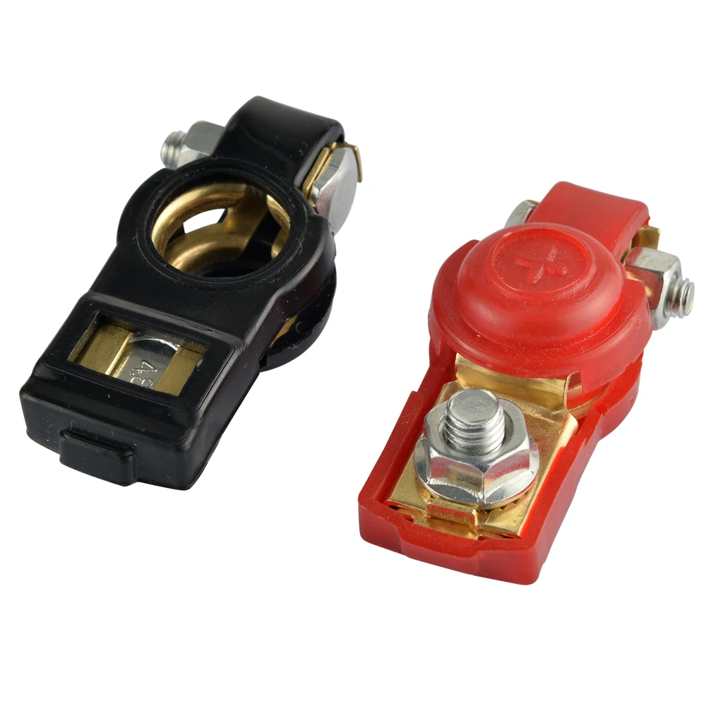 2 шт. автомобиля батарея терминал для зажим зажимы отрицательный положительный