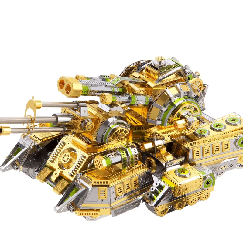 Piececool Skynet Spider Superheavy Tank DIY 3d металлические Nano Puzzle сборные наборы моделей P086 SGN