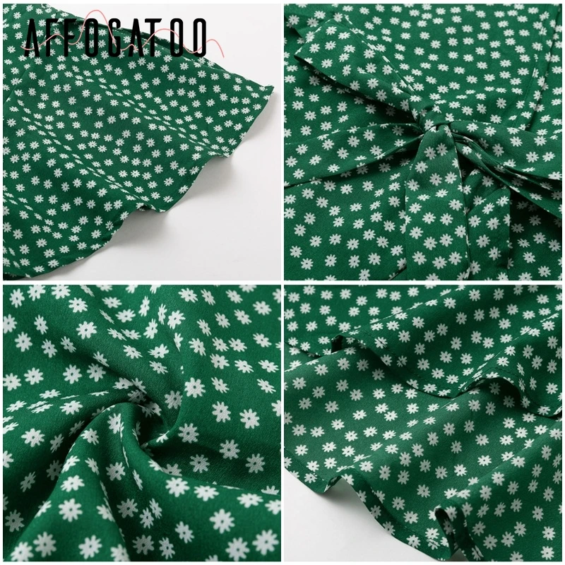 Afogatoo, сексуальное, на шнуровке, с леопардовым принтом, бохо, длинное платье, летнее, женское, повседневное, с v-образным вырезом, с коротким рукавом, в горошек, размера плюс, Пляжное Платье с разрезом