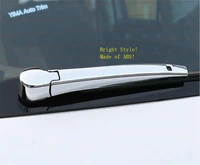 lapetus auto styling rear window windscreen wiper decoration strip cover trim chrome fit for volkswagen t roc t roc 2018 2021