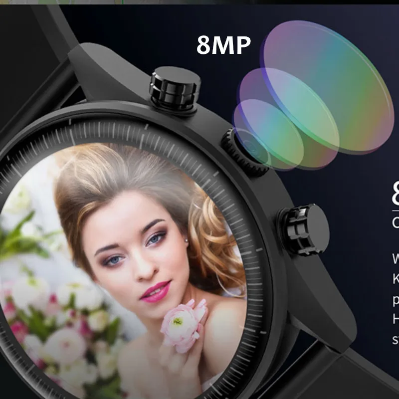 KingWear KC05 Pro 4G Смарт часы Android 7 1 MTK6739 четырехъядерный телефон 3 ГБ ОЗУ 32 Гб ПЗУ gps 8MP