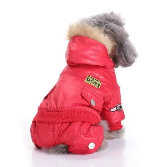 Новая утепленная теплая куртка зимняя одежда для собак пальто домашних животных