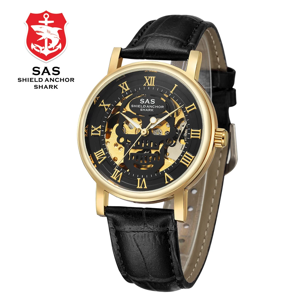 SAS Shield Anchor Shark спортивные часы мужские модные дизайнерские винтажные