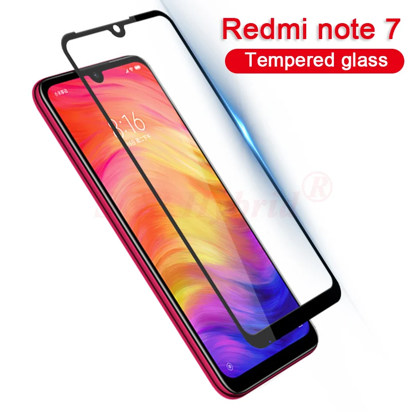 Закаленное стекло для Xiaomi Redmi Note 7 защита экрана стеклянная пленка Xiomi xaomi ksiomi redme red
