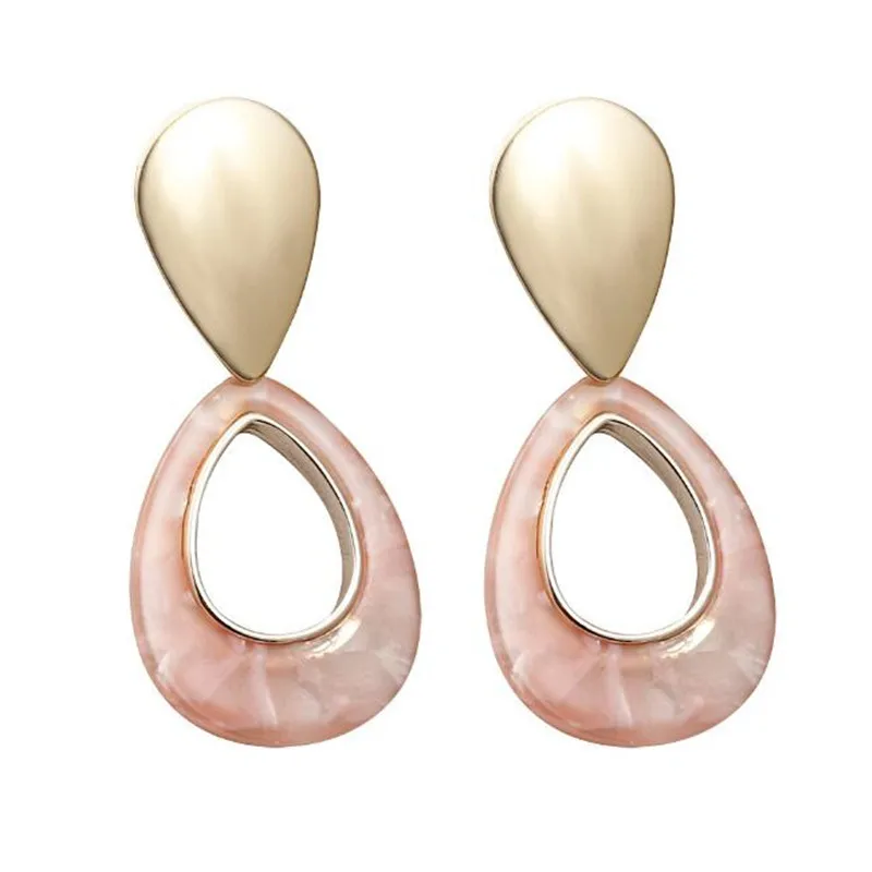 Korean Teardrop Earrings For Women Vintage Acetic Acid Dangle Female Fashion statement Jewelry Gifts Wholesale | Украшения и