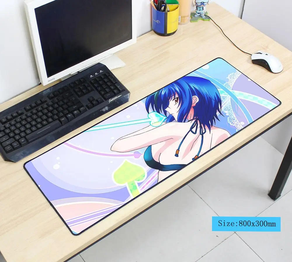 Коврик для мыши для средней школы dxd 800x300x3 мм коврик для мыши notbook компьютерный коврик для мыши Аниме игровой коврик для мыши геймер для клавиатуры коврики для мыши - Цвет: size 800x300x3mm