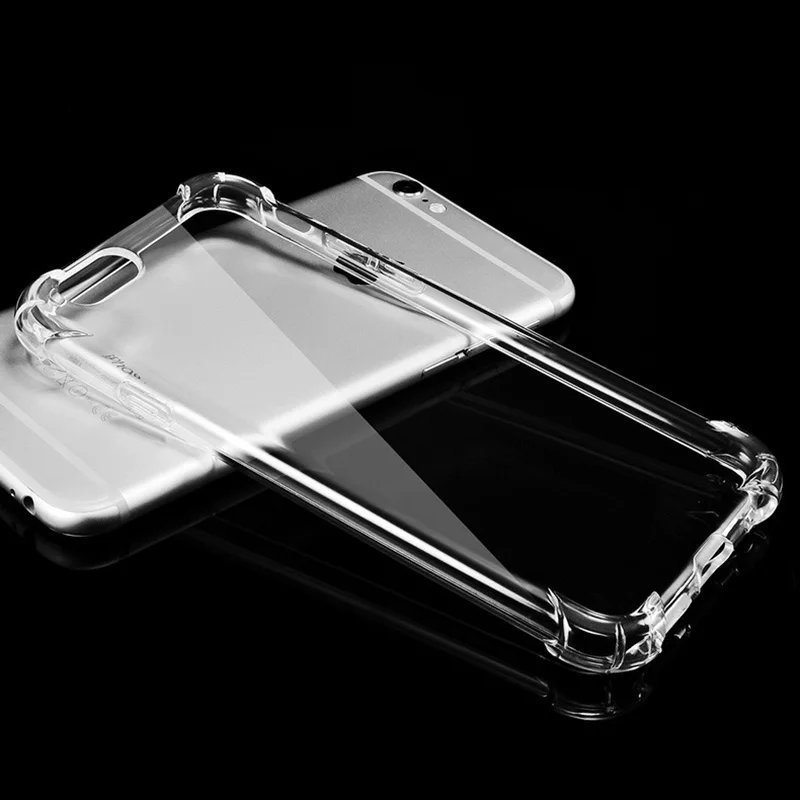 Силиконовый чехол для iphone 5 5S 6 6S Plus 7 8 плюс принципиально hoesje противоударный