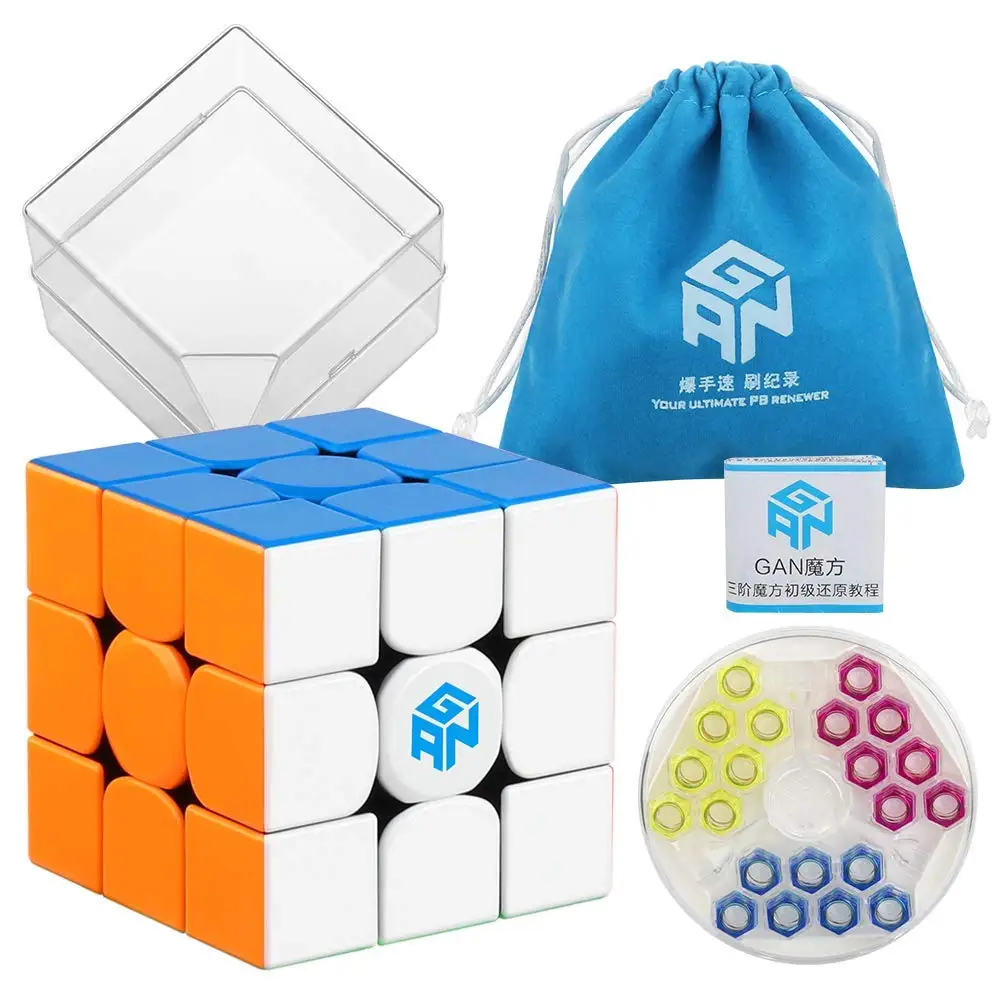 D FantiX Gans 354 м Магнитная Скорость куб Stickerless 3x3 Gan354 волшебный пазл