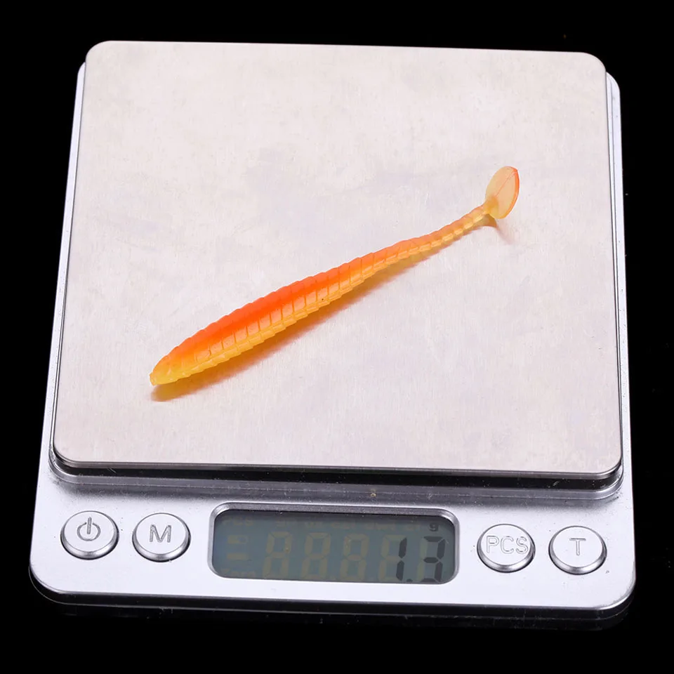 WALK FISH 10 шт./лот 75 мм 1 3 г качели ударные рыболовные приманки Swimbait Craws мягкие для