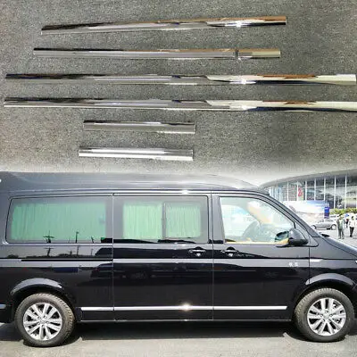 Бортовая дверь abs корпус рельефная Накладка для отделки 7 шт. для VW Transporter T6 Caravelle 16-18