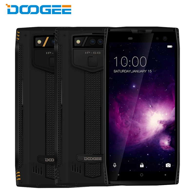 Оригинальный DOOGEE S50 IP68 Водонепроницаемый сотовый телефон 5 7 &quot6 ГБ Оперативная