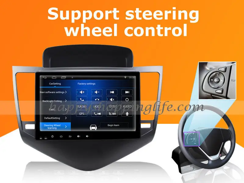 9 &quotAndroid 8 0 автомобильный мультимедийный плеер для Chevrolet Cruze Holden 2008-2016 DVD Авто Радио