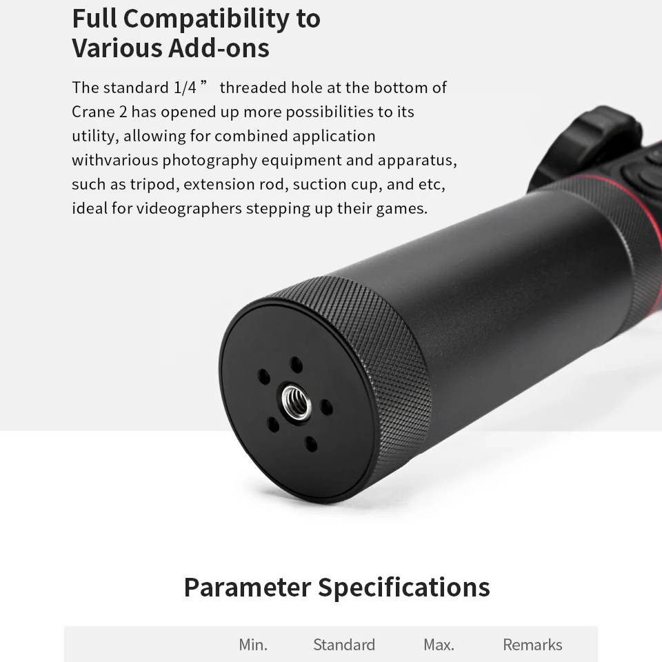 Zhiyun Crane 2 3 Axis Handheld Gimbal Stabilizer with Dul Handle Remote Controller Support for DSLR Cameras Load up to 3.2KG | Электроника