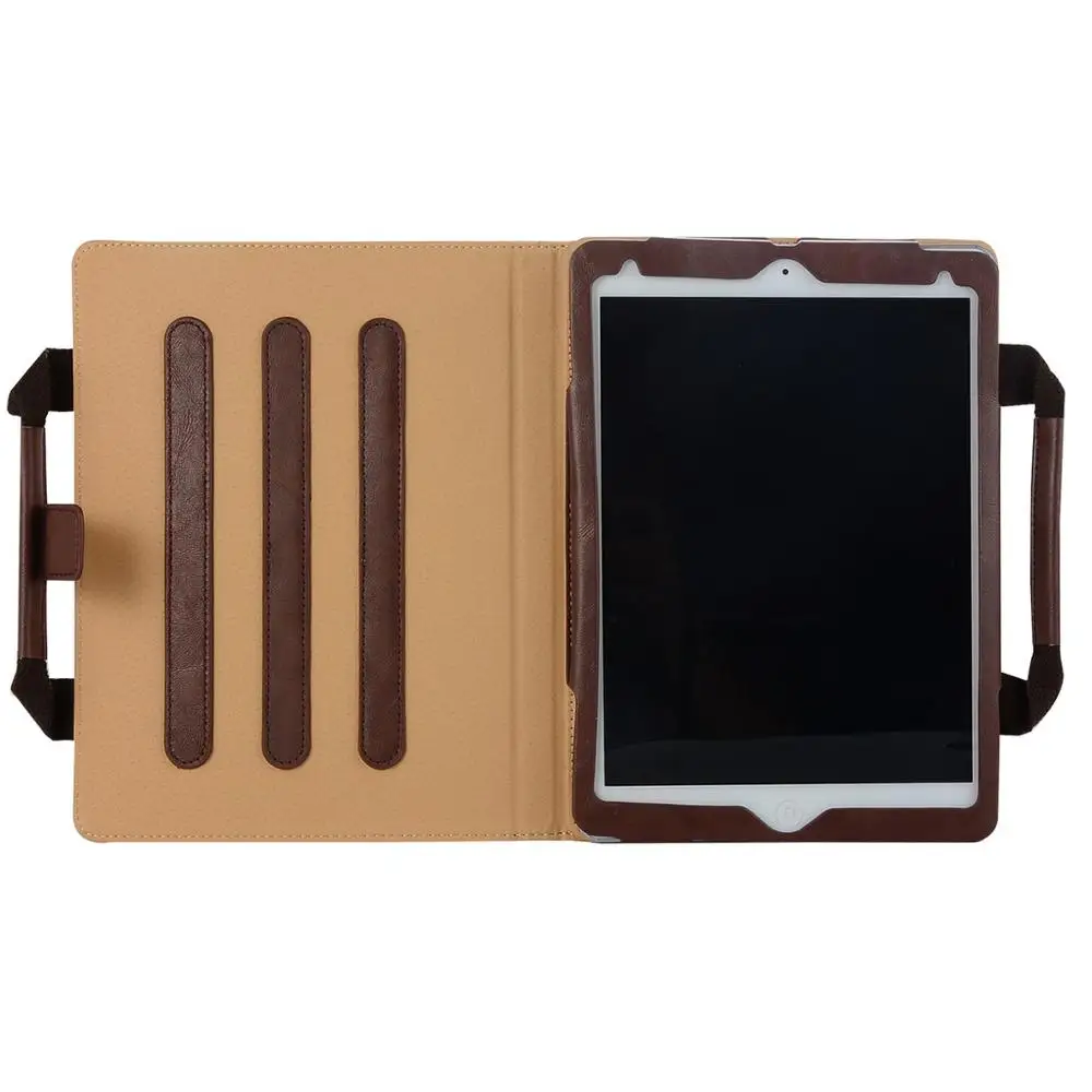 Brown-5678-shou ti Модная мужская женская сумка-EQHTX-чехол для iPad Air/Air 2, для iPad Pro 9,7, для iPad 9,7 дюймов /, Портативная сумка для планшета с подставкой - Цвет: Brown-5678-shou ti