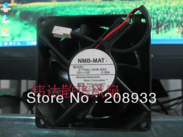 Для NMB MAT 3110KL 04W B50 8025 DC 12V 0.30A|nmb-mat|3110kl-04w-b50 |