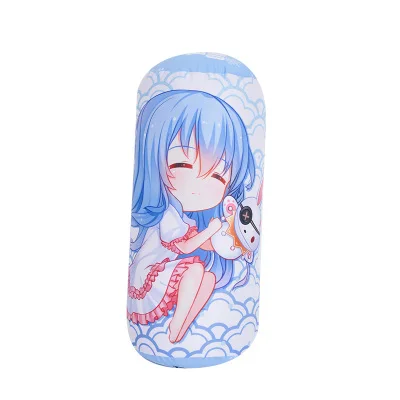 Розовый Аниме мультфильм Дата Живая Колонка подушка для шеи Coussin кровать украшения подарок - Цвет: Розовый