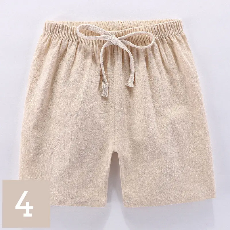 Khaki INPEPNOW Шорты для маленьких мальчиков и девочек; коллекция года; однотонные летние пляжные брюки; Детские шорты; детские штаны; одежда; DK-CZX13 - Цвет: Khaki