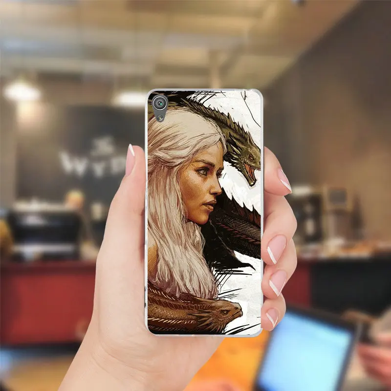 Игры Престолов Дейенерис Дракон силиконовый мягкий мобильный чехол для телефона
