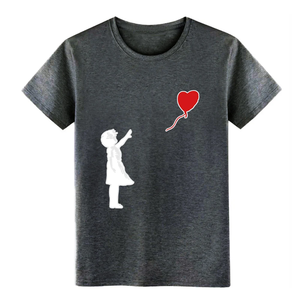 Banksy ba03 футболка с красным воздушным шаром S-XXXL буквами для фитнеса новый стиль
