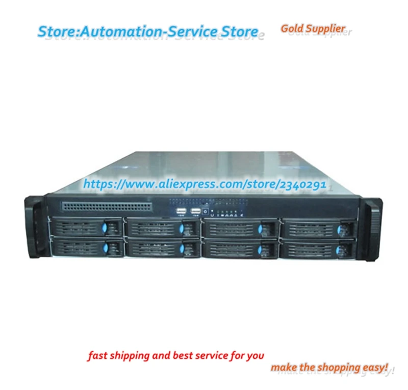 Новый 2U 8 жесткий диск с горячей вилкой чехол для сервера NAS NVR хранения|case nas|case