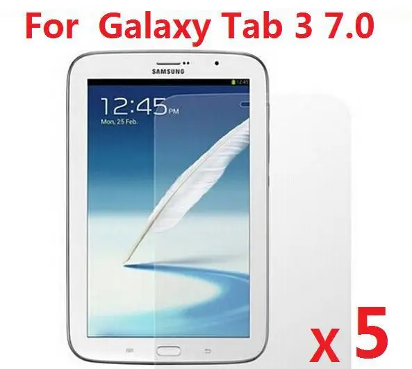 

High Clear Full Body Front Screen Protector For Samsung Galaxy Tab 3 7.0 P3200 P3210 T210 T211 + Retail Package + 5PCS/Lot