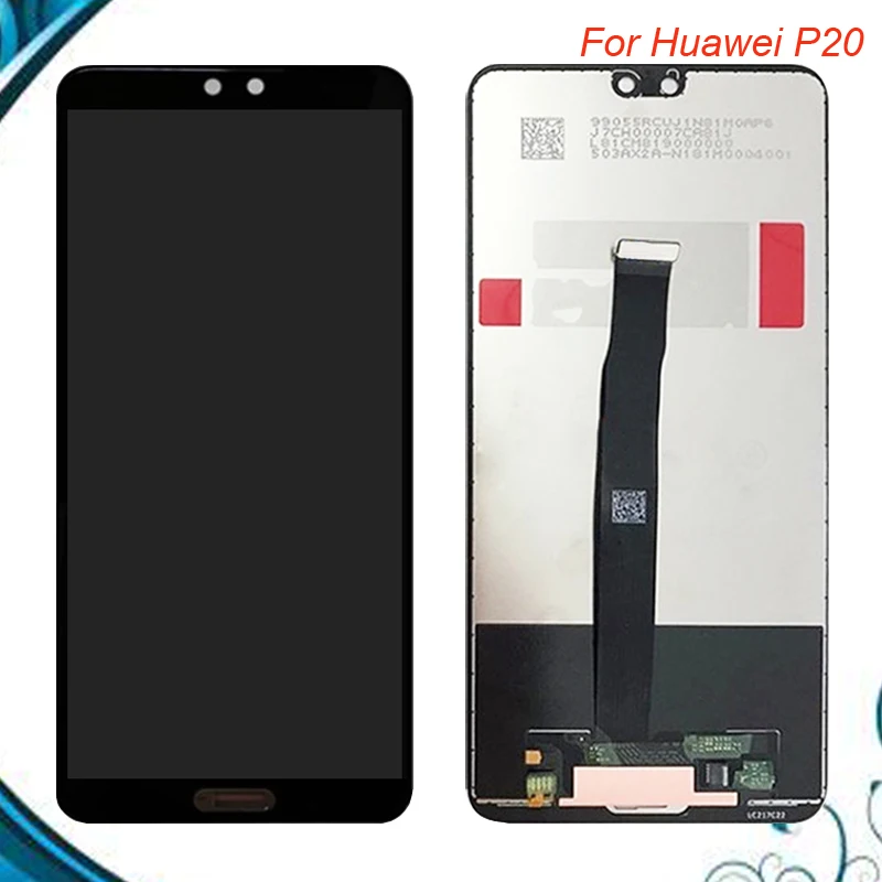 Для Huawei P20 ЖК-дисплей + сенсорный экран дигитайзер протестированная сборка Замена